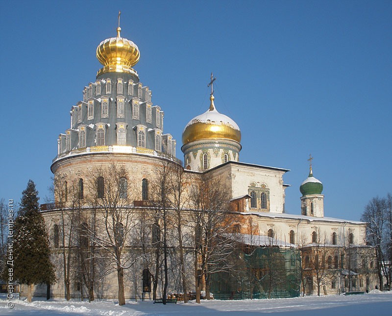 Воскресенский собор в Новоиерусалимском монастыре. Фотография.