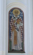 Икона на фасаде часовни при церкви Троицы Живоначальной в Йошкар-Оле.