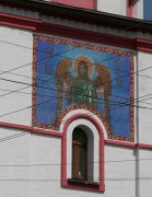 Мозаика на втором ярусе колокольни Знаменской церкви в Переславле-Залесском Ярославской области.