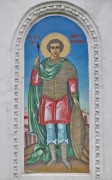 Храмовая икона на апсиде церкви Димитрия Солунского Спасо-Преображенского мужского монастыря в Саратове.