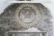 Остатки росписей Спасской церкви в Ивашево Ильинского района Ивановской области.