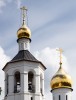 Глава, ярус звона и главка церкви Иоанна Предтечи в Горках-8 Одинцовского района Московской области.