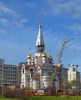 Вид с юго-востока строящейся церкви Иконы Божией Матери Иверская в Очаково-Матвеевском (Москва).