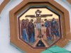 Распятие Христово, икона на восточном фасаде собора Троицы Живоначальной в Троицком монастыре в Чебоксарах.