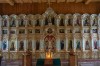 Центральная часть иконостаса церкви Петра и Павла в Малаховке городского округа Люберцы Московской области.