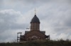 Строительство церкви Георгия Победоносца на горе Катерлез в Войково Ленинского района Республики Крым.