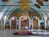Восточная стена трапезной в интерьере собора Сергия Радонежского Высокопетровского монастыря в Москве.